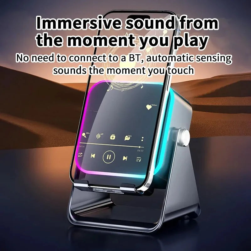 Five In One Wireless Bluetooth Speaker Phone Holder RGB