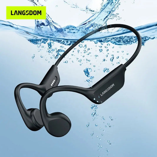IPX8 Waterproof Bone Conduction Bluetooth Earbuds 32GB