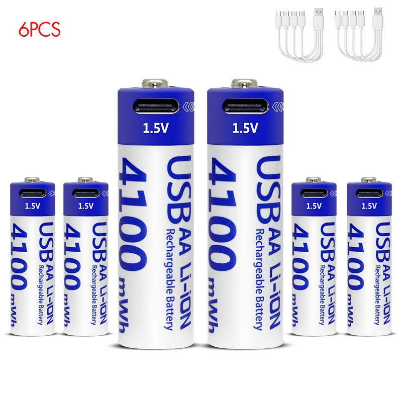 Kuugro 4100mWh USB Rechargeable Battery