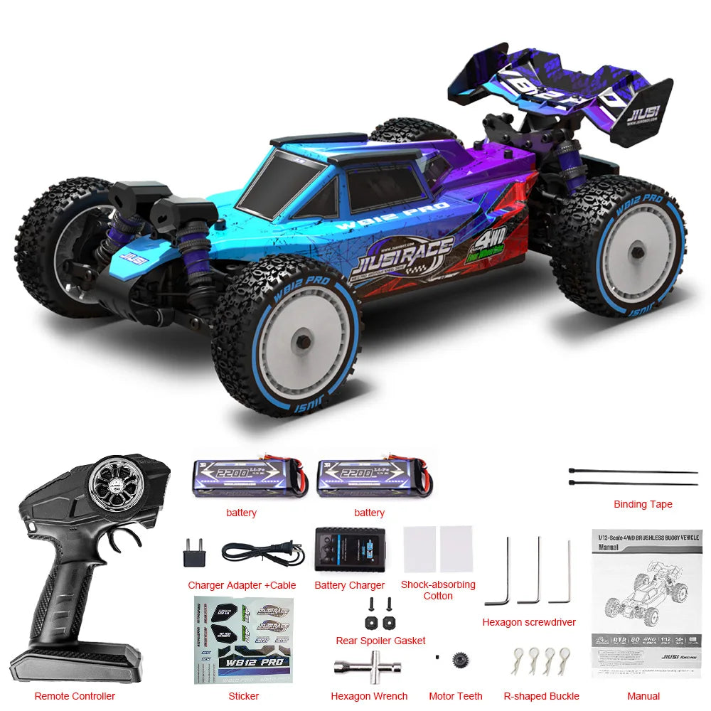 Jiusi Wb12 Pro 1/12 Brushless 4WD RC Offroad Car