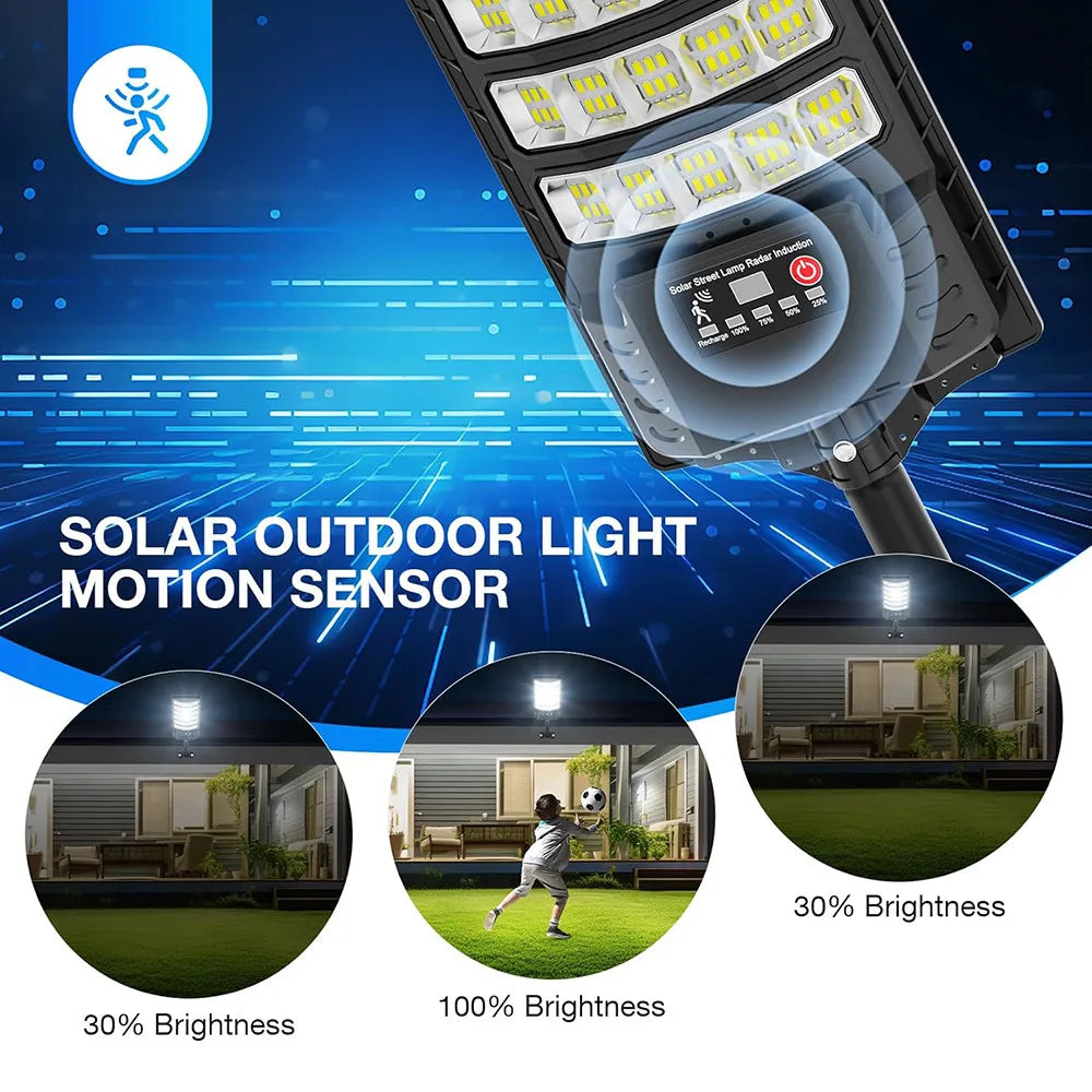 Solar Street Light Outdoor Dusk To Dawn 5000mAh