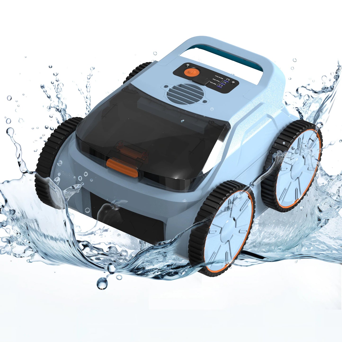 SEAUTO SAT20 Pool Vacuum Up to 180 Mins Run Time, Robotic Pool Cleaner Above Ground for Inground Pools up to 2000 Sq.ft