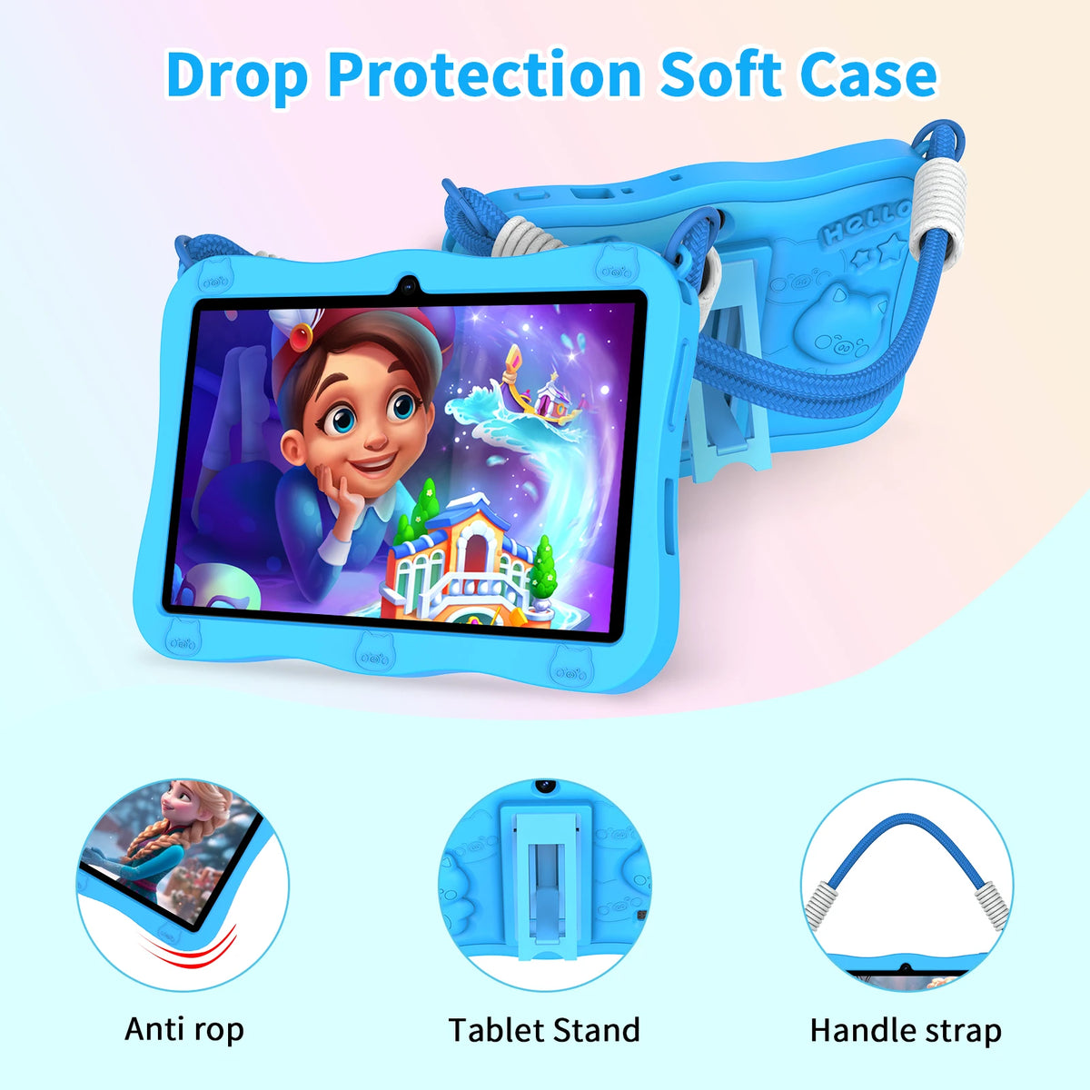 PRITOM Kids Tablet With Parental Controls and iWawa Apps
