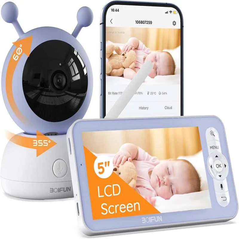 BOIFUN 2K WiFi Video Baby Monitor