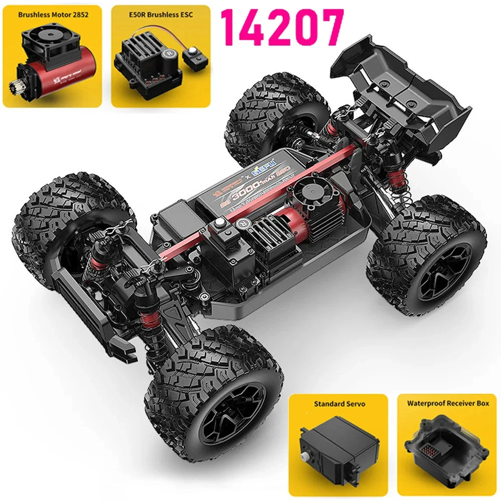 Jyscend Brushless RC Car 2.4G Remote 4WD Off Road