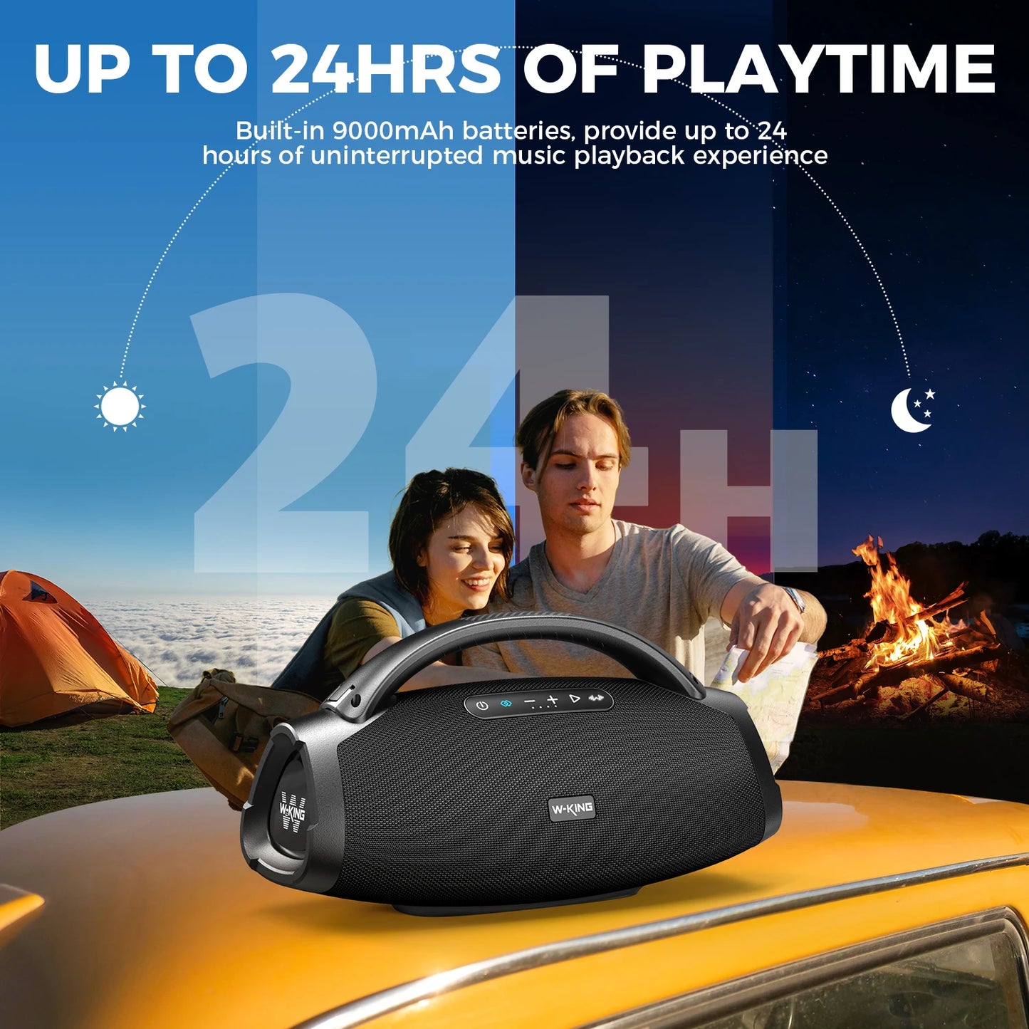 W-King X20 200W Bluetooth Speaker IPX7 Waterproof