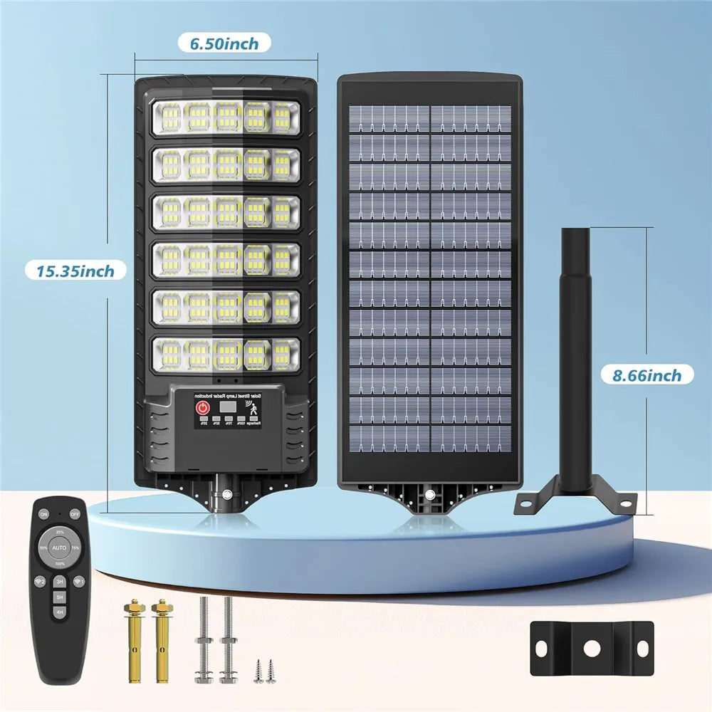 Solar Street Light Outdoor Dusk To Dawn 5000mAh