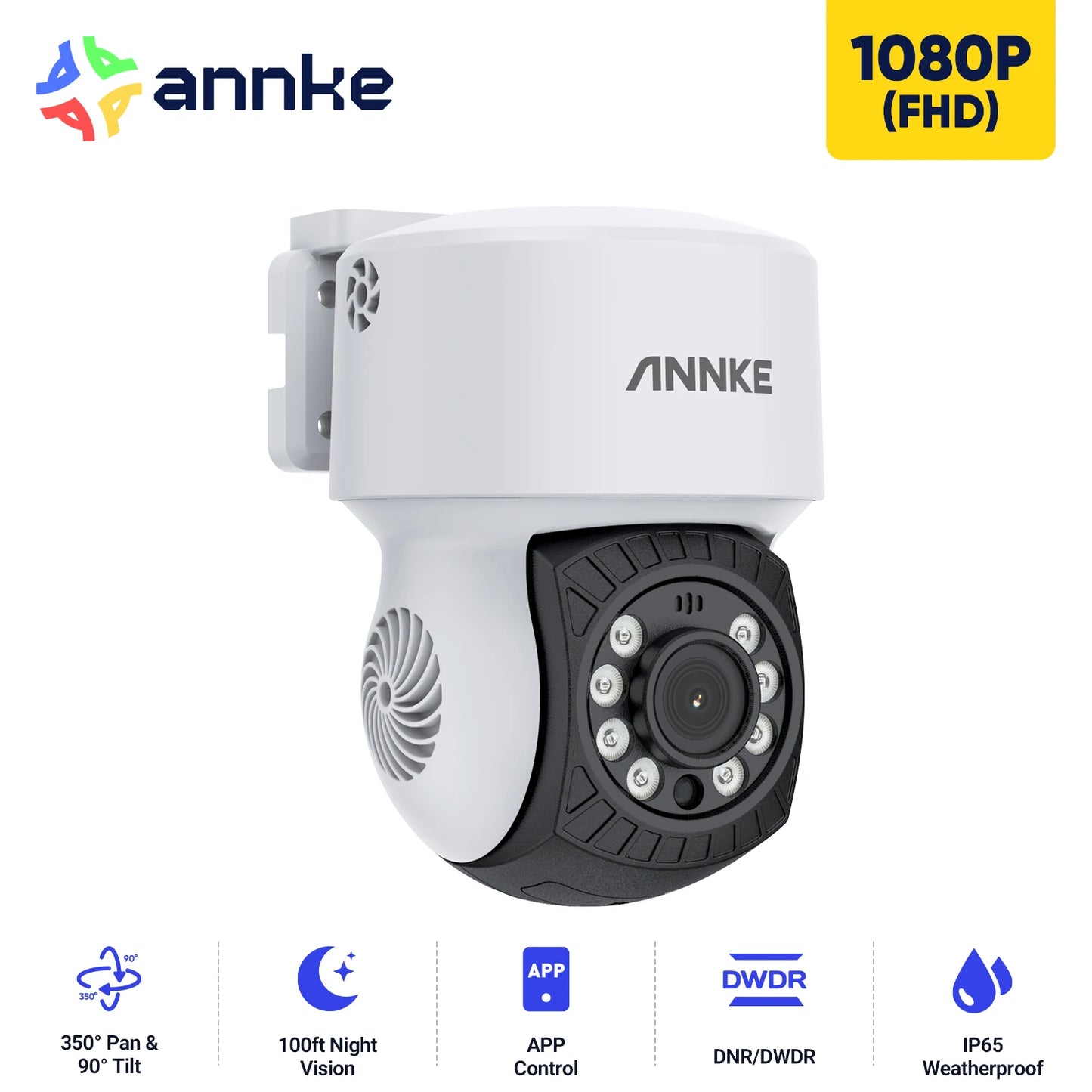 ANNKE AHD Bullet Camera 1080P CCTV Outdoor Night Vision