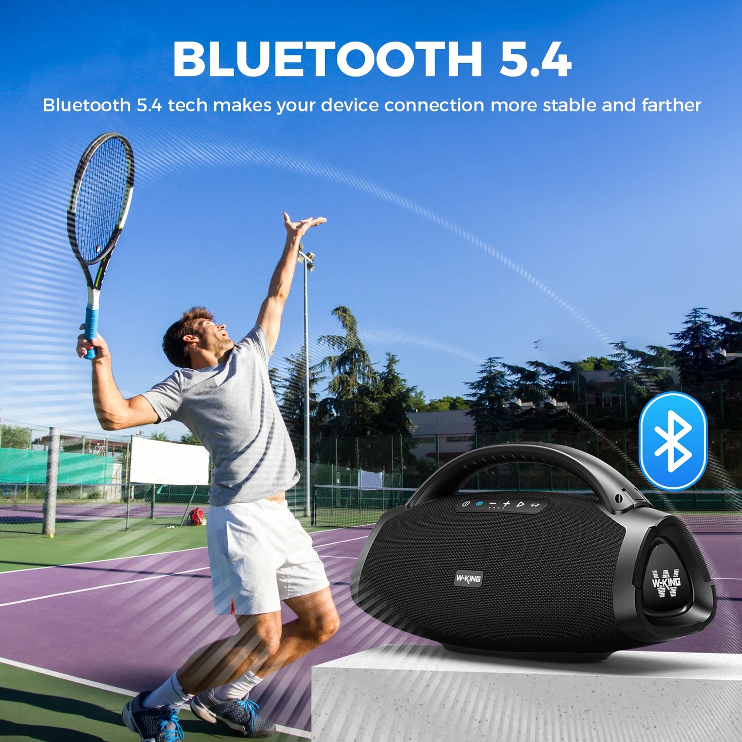 W-King X20 200W Bluetooth Speaker IPX7 Waterproof