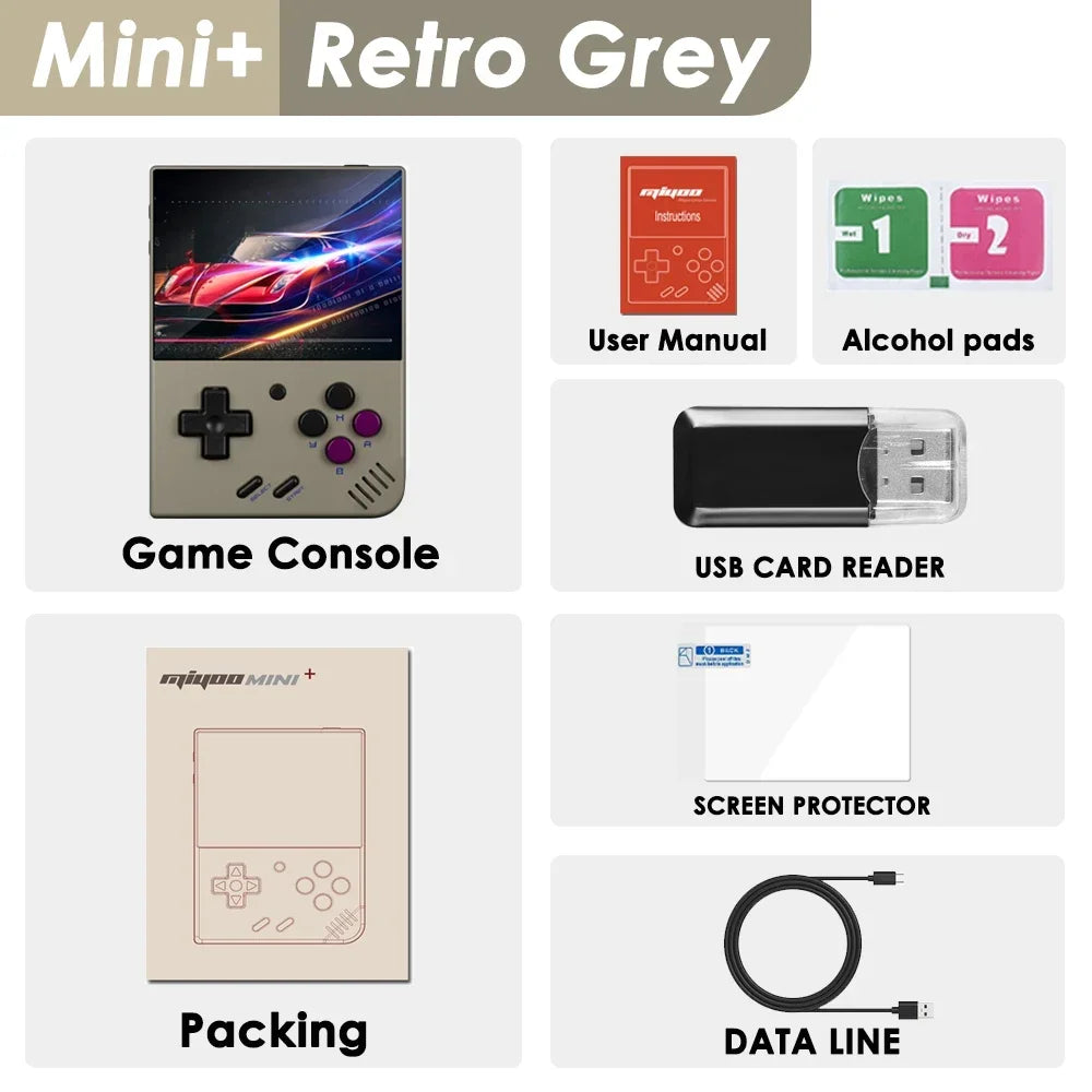 MIYOO Mini Plus Portable IPS Retro Handheld Console