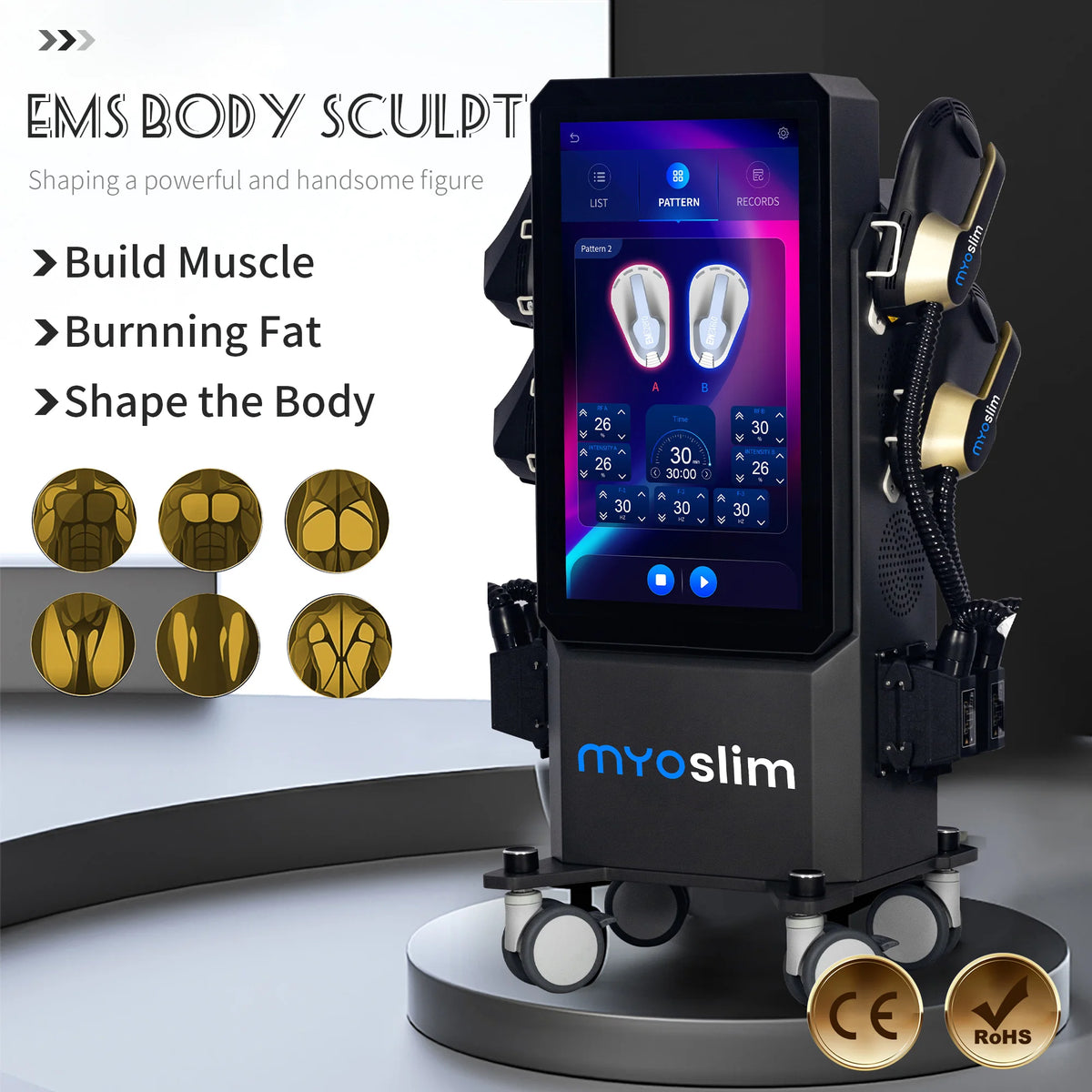 Myoslim Pro Neo Nova EMS RF Body Sculpt Machine