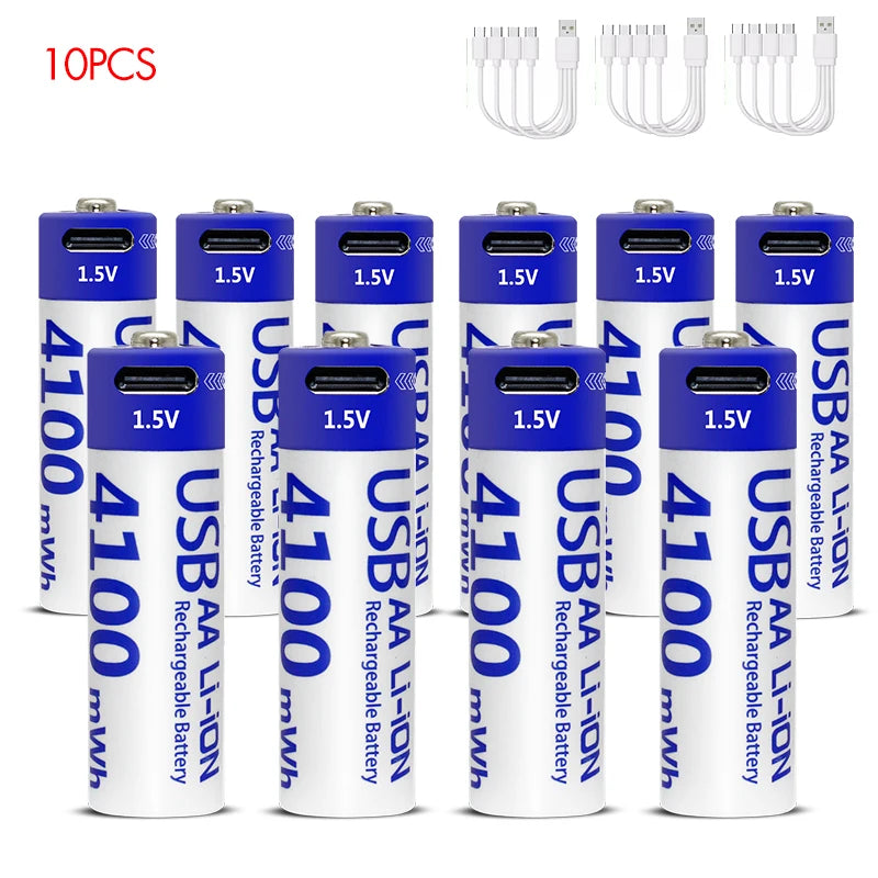 Kuugro 4100mWh USB Rechargeable Battery