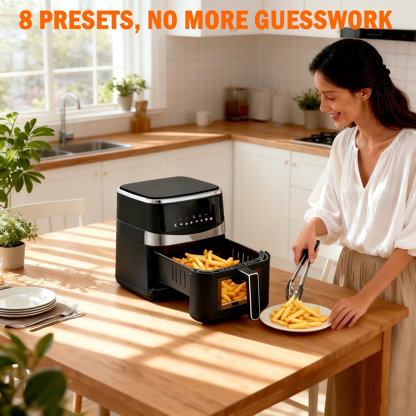 Air Fryer With Temperature Control 8 Presets