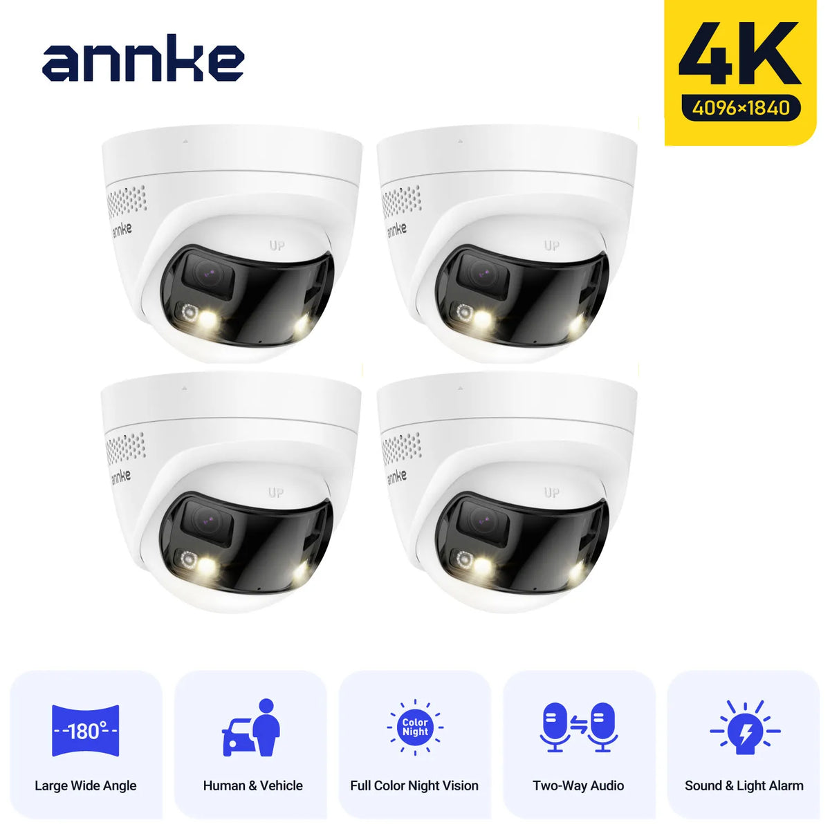 ANNKE 4K 8MP Dual Lens PoE Security Camera