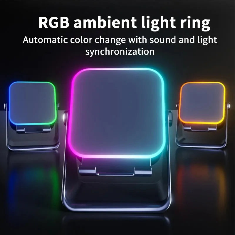 Five In One Wireless Bluetooth Speaker Phone Holder RGB