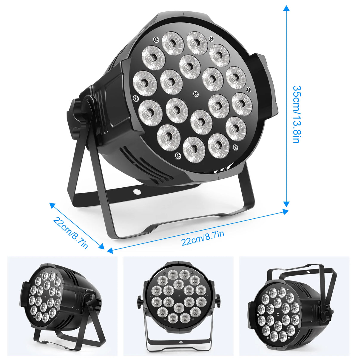 U'King DMX LED Stage Par Lights