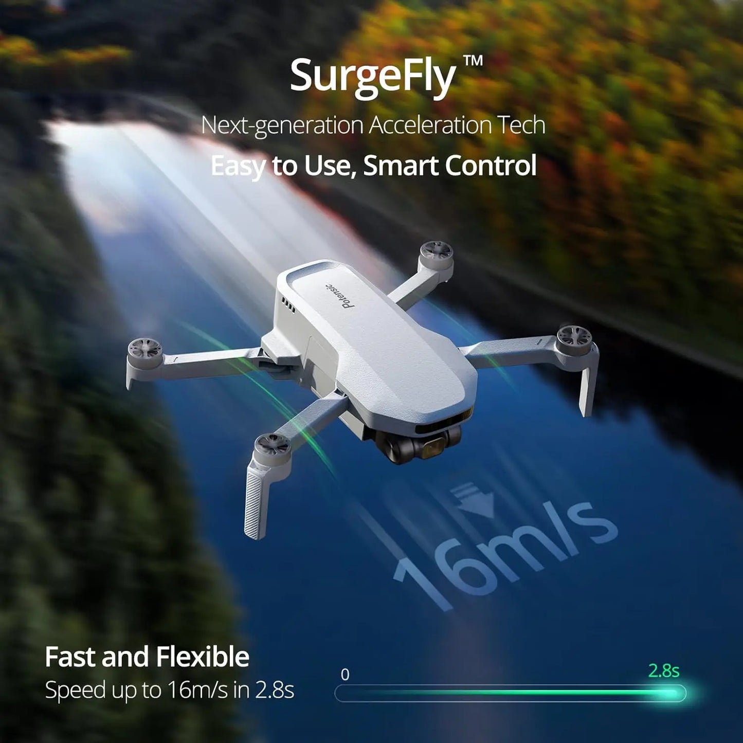 Potensic GPS Drone Auto Return 4K Gimbal EIS Atom SE