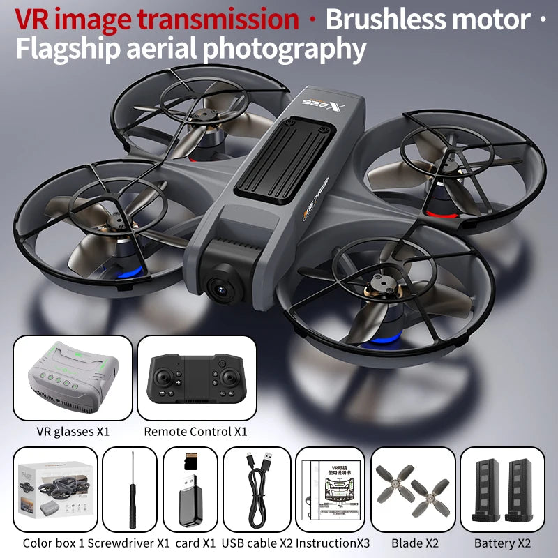 Foldable Drone With Dual Cameras Optical Flow Positioning
