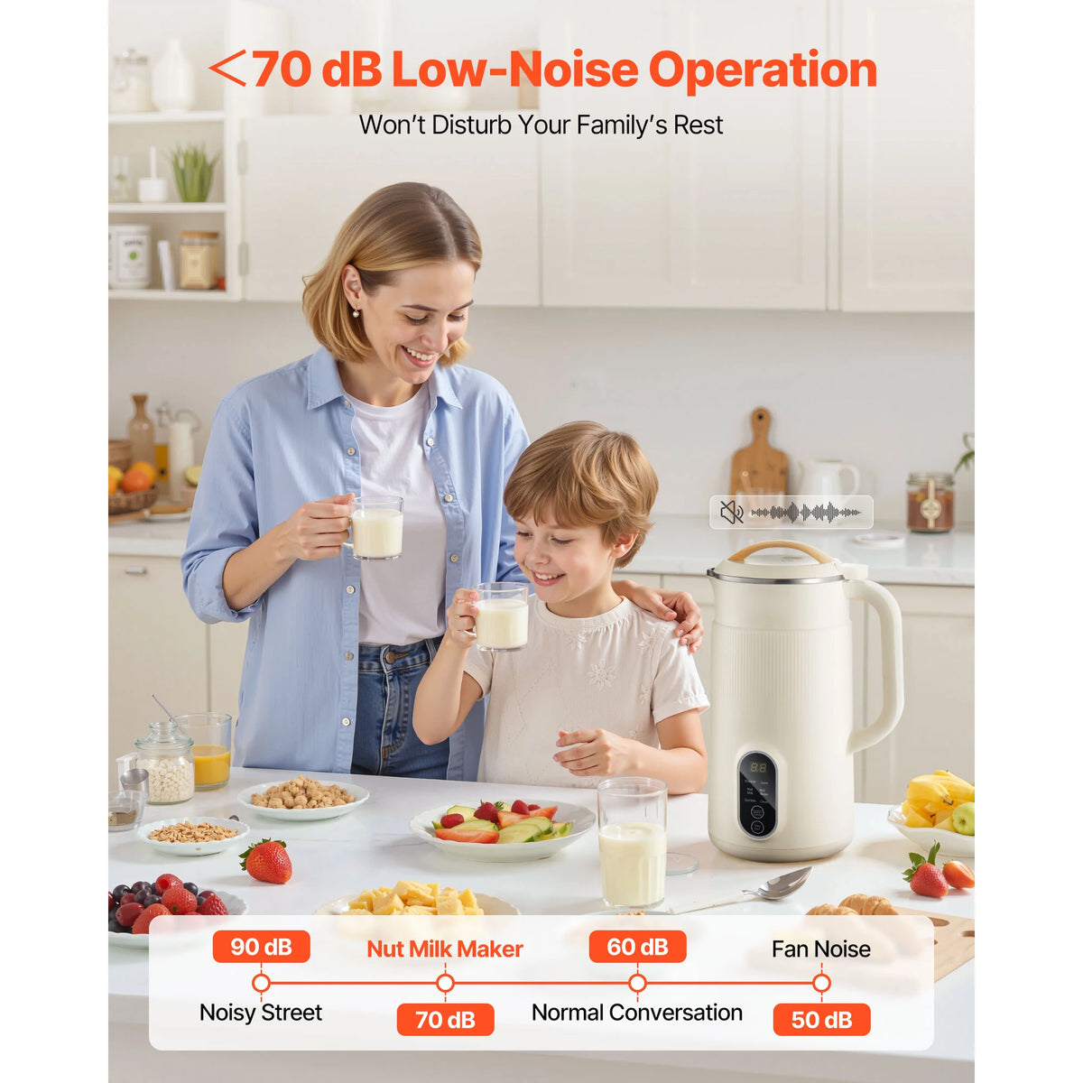 VEVOR 8 In 1 Electric Nut Milk Maker