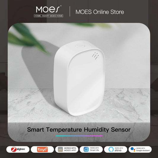 MOES Tuya Zigbee Temperature Humidity Sensor Hygrometer