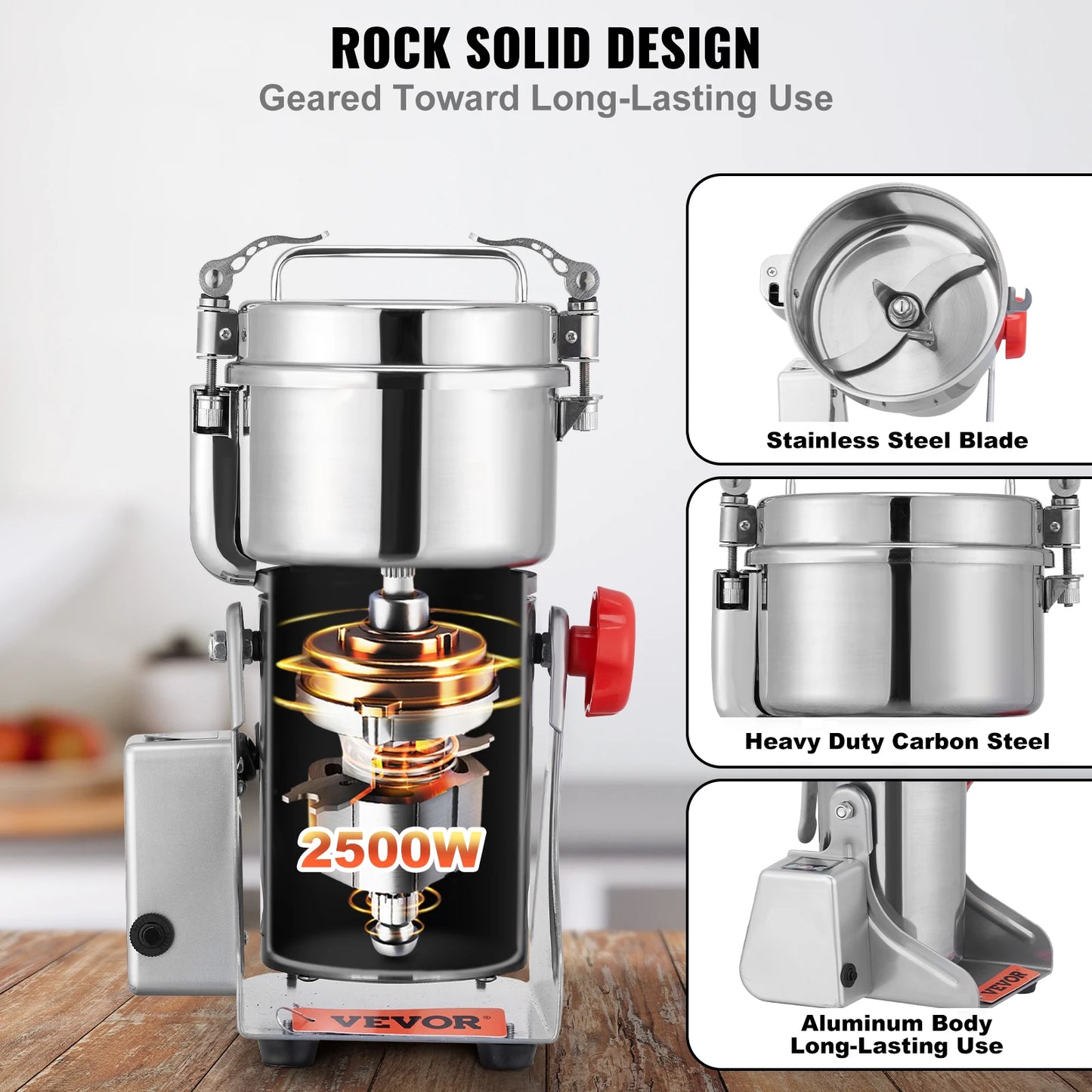 SucceBuy Electric Grain Mill Grinder For Spices And Grains