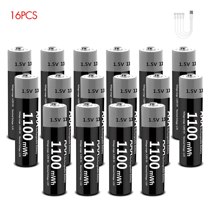 Kuugro Usb Rechargeable Lithium Battery