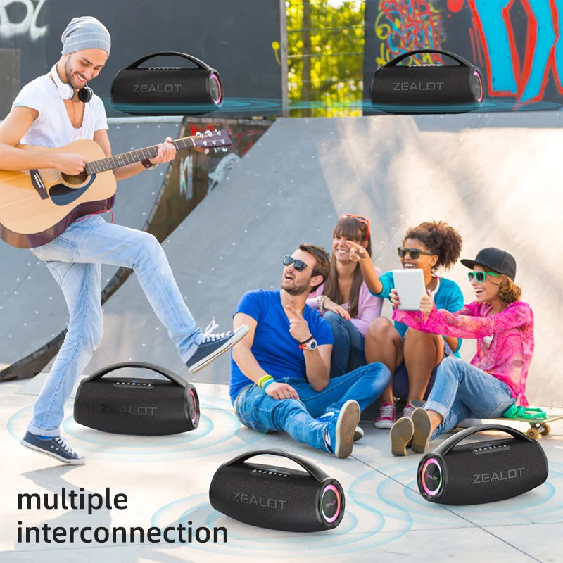 Zealot Waterproof Portable Bluetooth Speaker