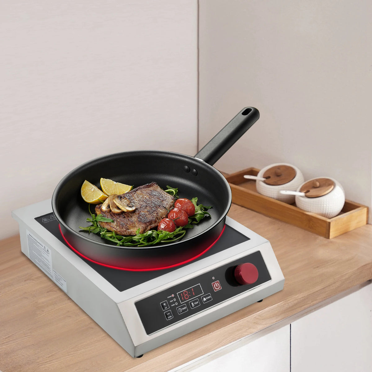 Sweetmile 3500W Stainless Steel Induction Cooktop