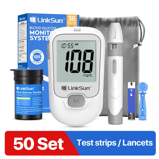 Linksun G-425-3 Blood Glucose Meter Glucometer Kit