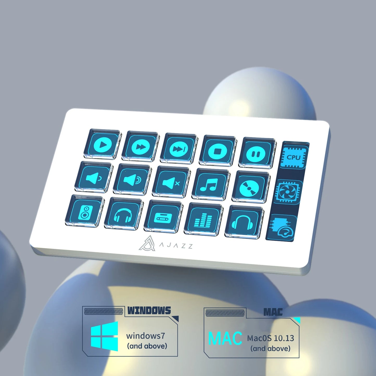 Ajazz AKP153 Streaming Studio Controller With 15 Macro LCD