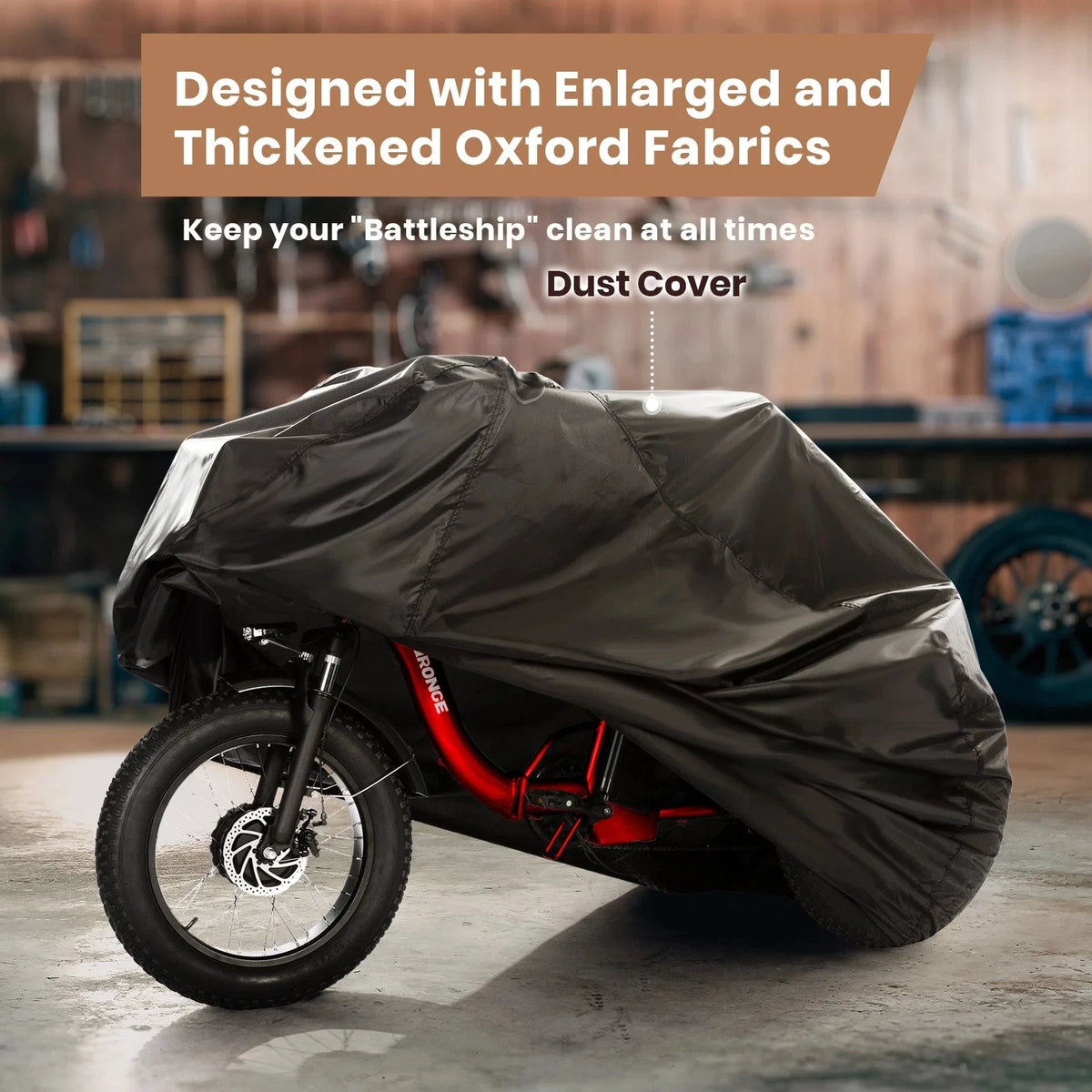 QRONGE Electric Fat Tire Tricycle for Adults