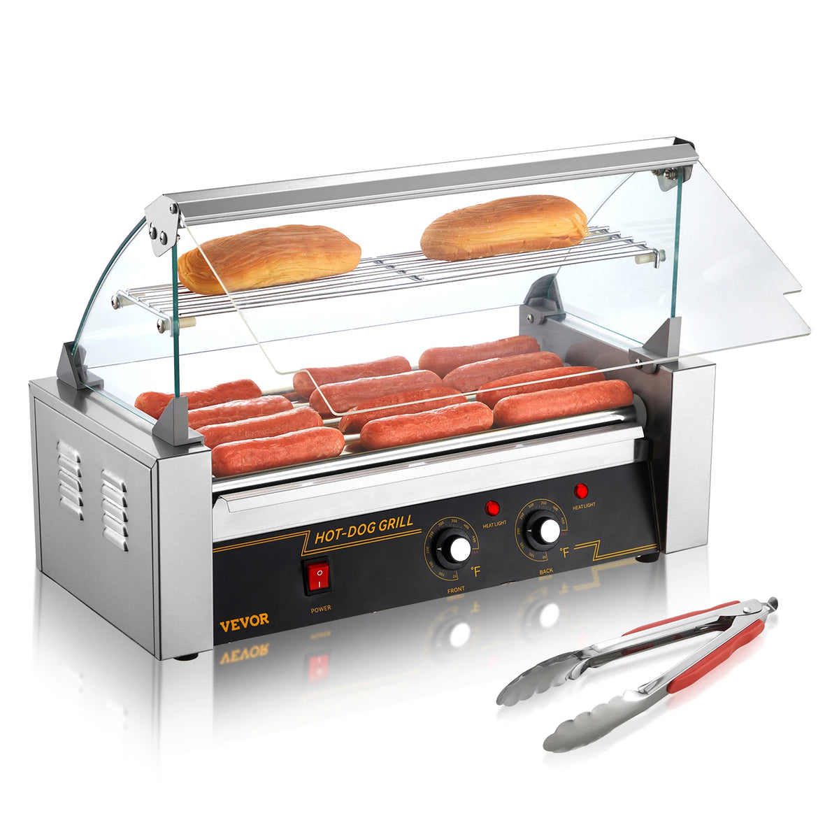 SucceBuy Electric Hot Dog Roller Grill Machine