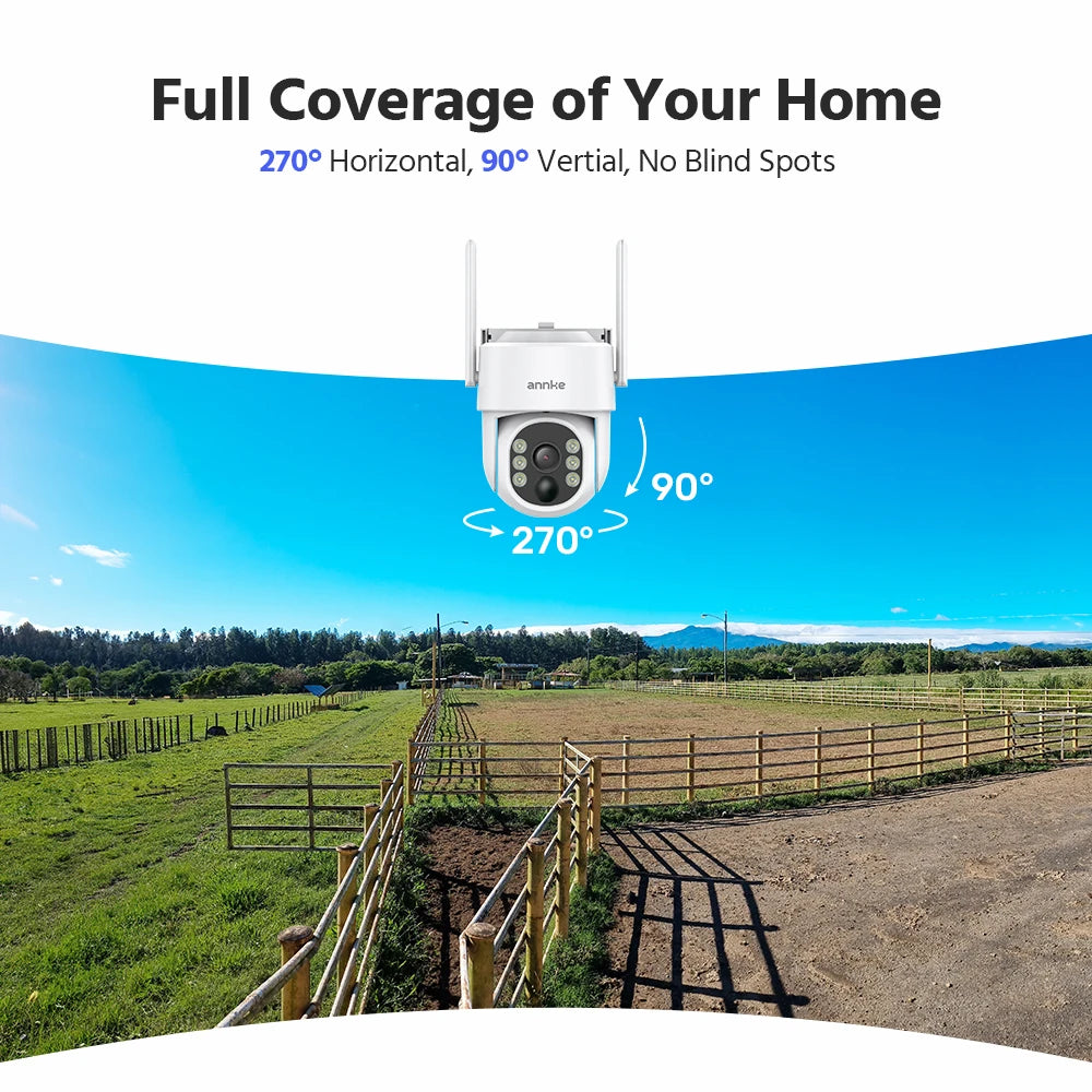 ANNKE Wireless Outdoor Security Camera With Night Vision