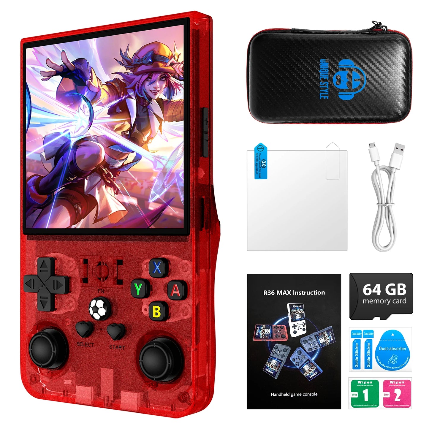 AISLPC R36MAX Handheld Retro Game Console 64GB