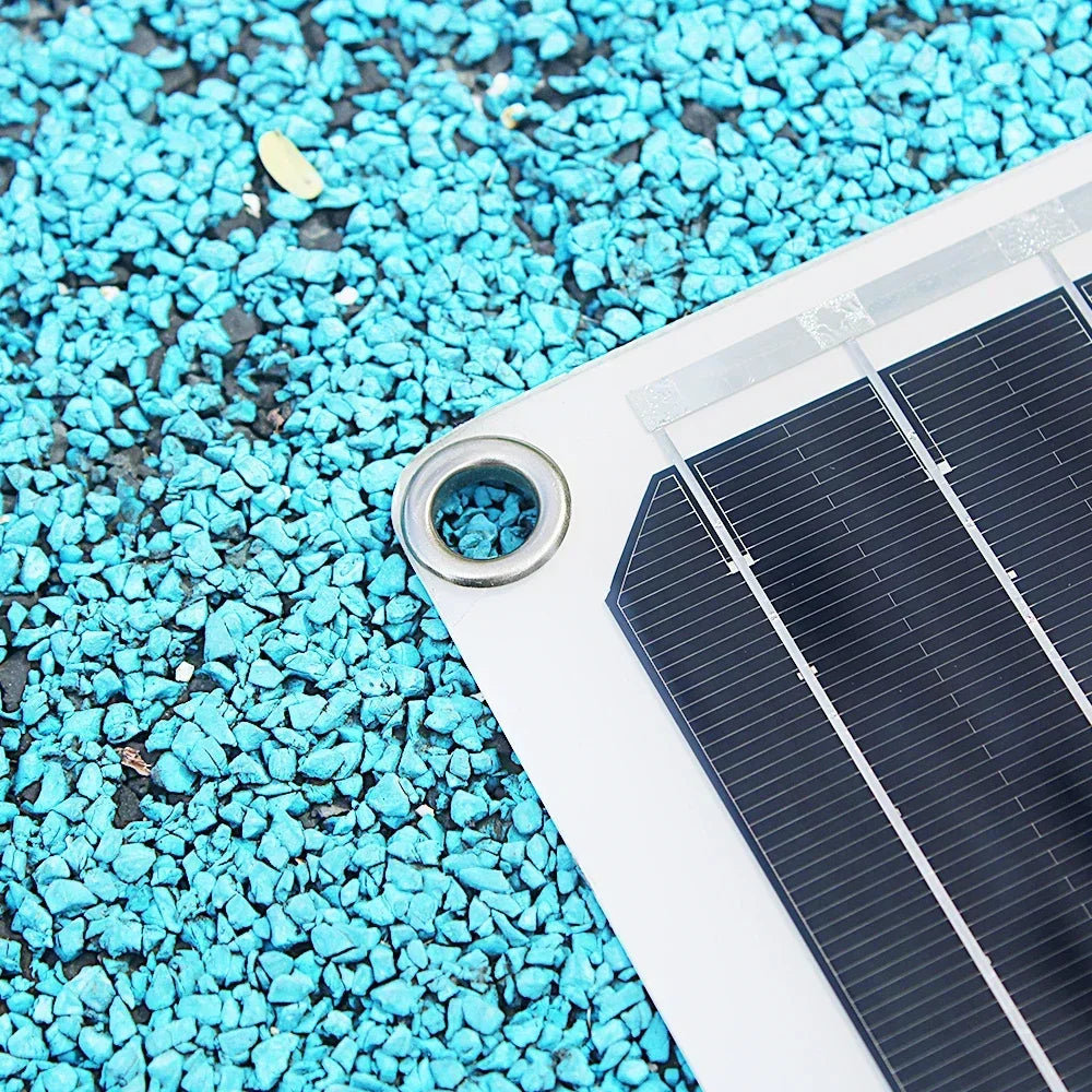 ASUNERGE 12V Flexible Monocrystalline Solar Panel