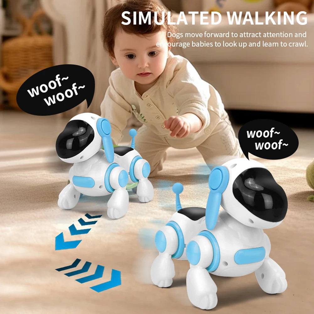 Smart Interactive Robotic Dog Educational Toy With Sounds