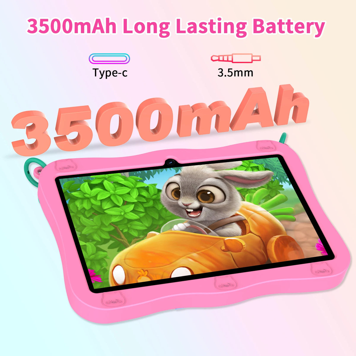 PRITOM Kids Tablet With Parental Controls and iWawa Apps