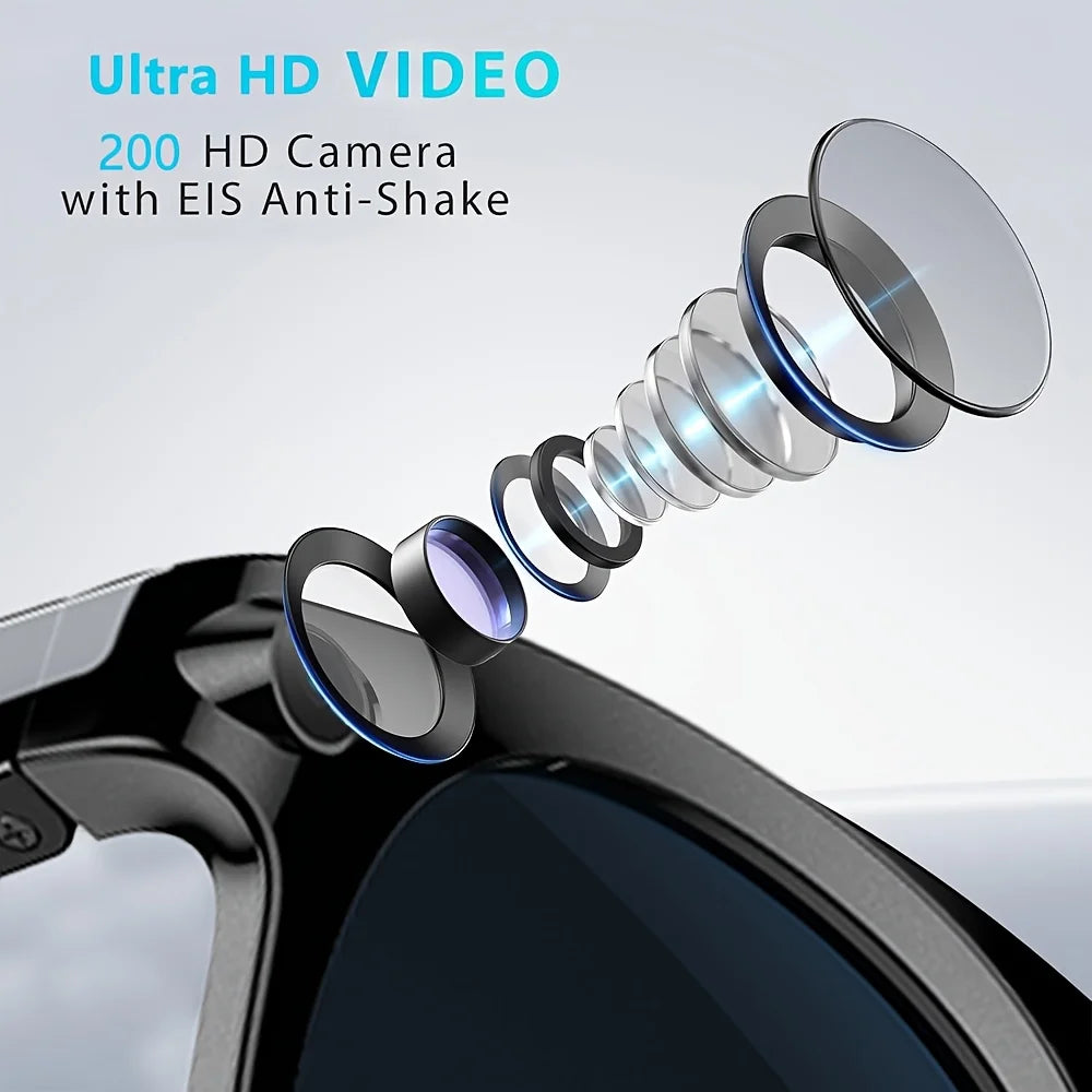 Senbono AI Smart Glasses With HD Camera Translator