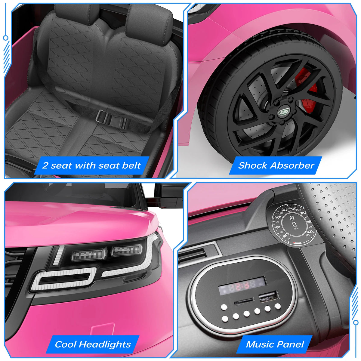HobbyLane 12V Electric Ride On Car With Remote Control