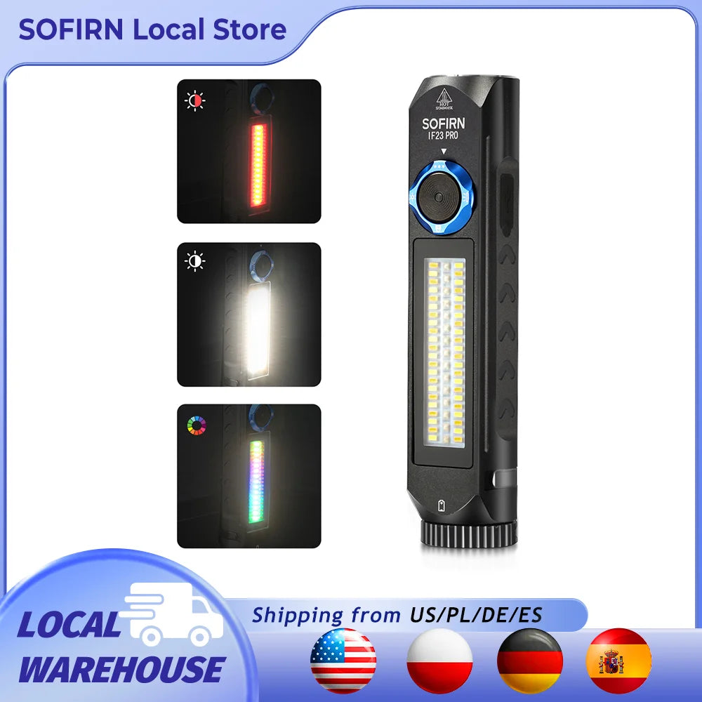 Sofirn IF23 Pro RGB Rechargeable LED Flashlight