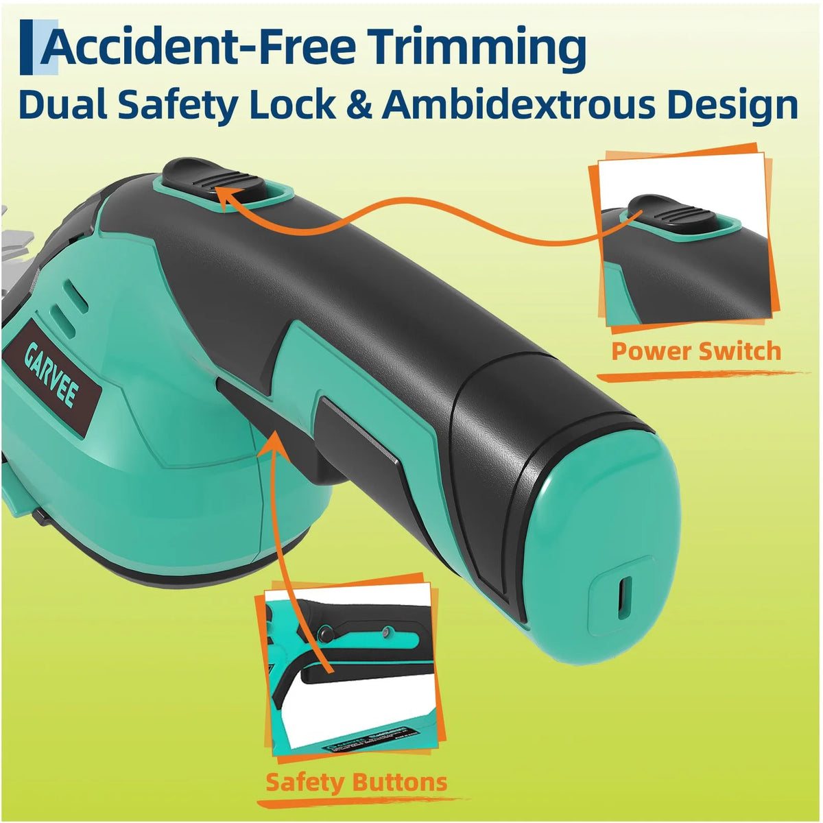 Twister CK Cordless 2-in-1 Grass Shear And Shrub Trimmer