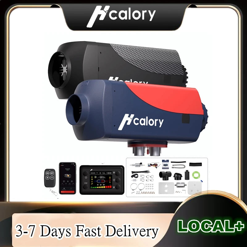 Hcalory 8KW Diesel Air Heater 12V 24V Bluetooth