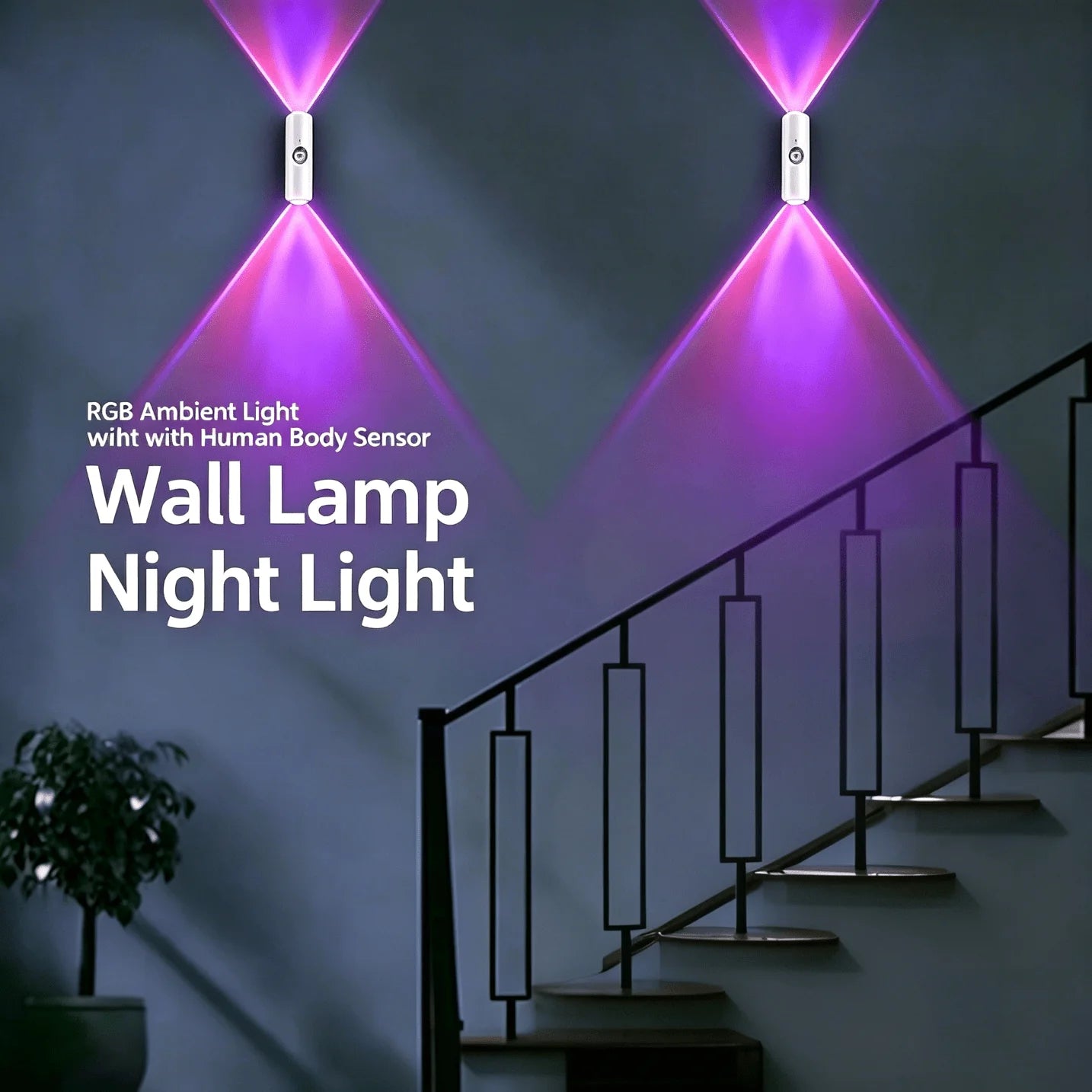 Smart Ambient Wall Light With Motion Sensor