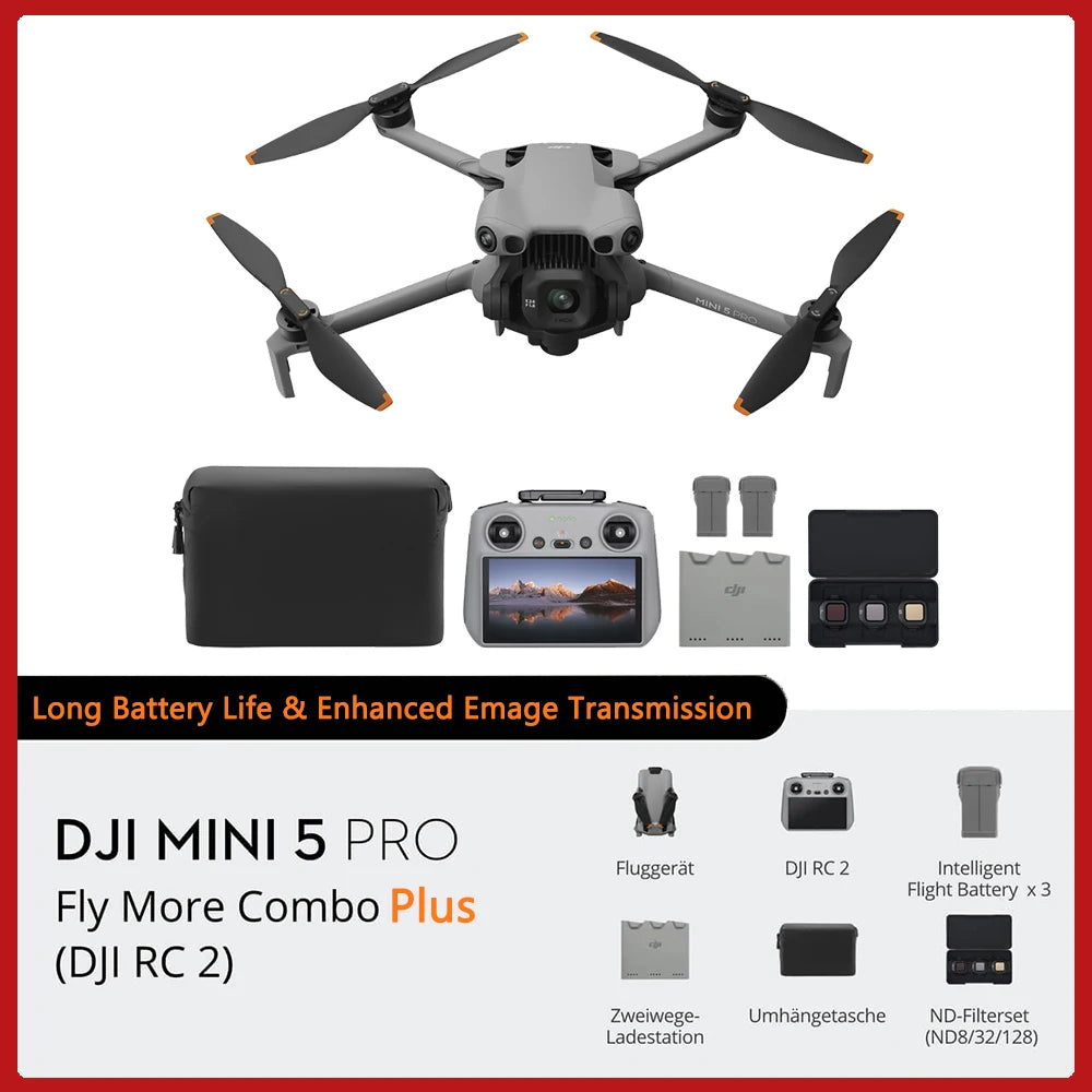 DJI Mini 5 Pro Drone 4K Camera With Obstacle Sensing