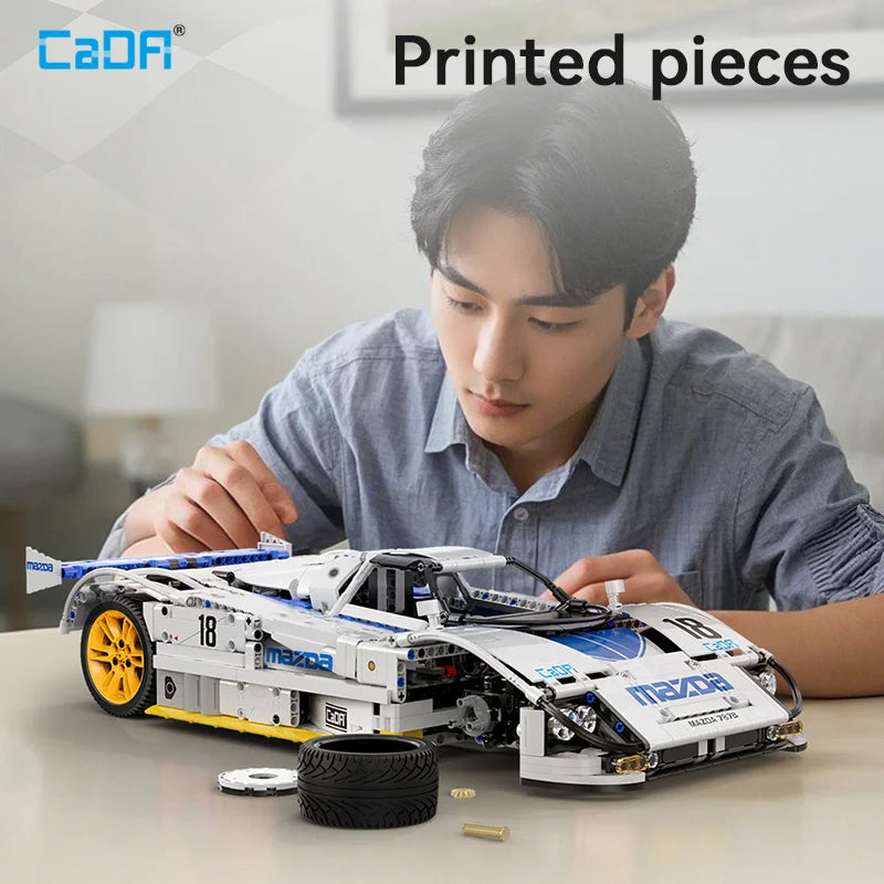 CaDA Mazda 787B Technical Racing Car Building Blocks