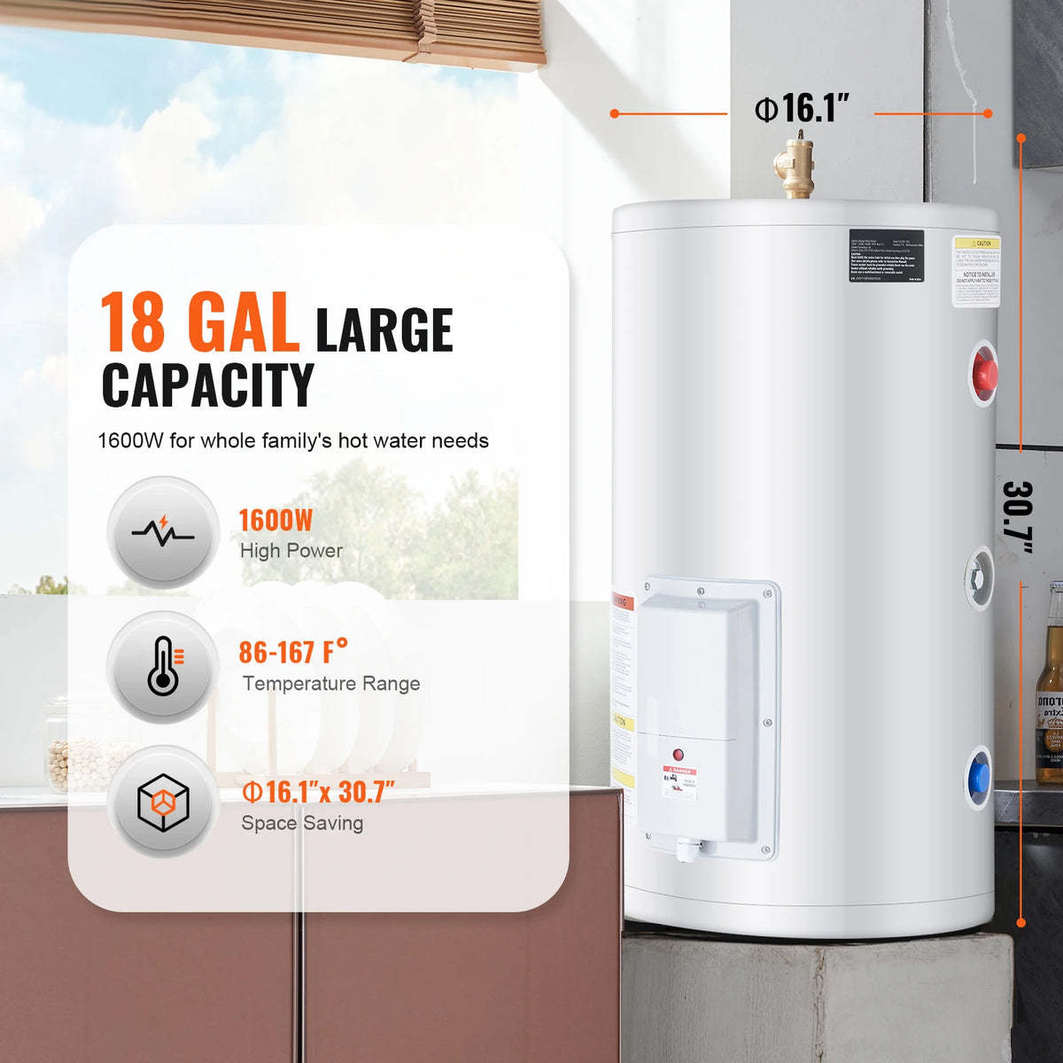 SucceBuy Electric Tankless Water Heater