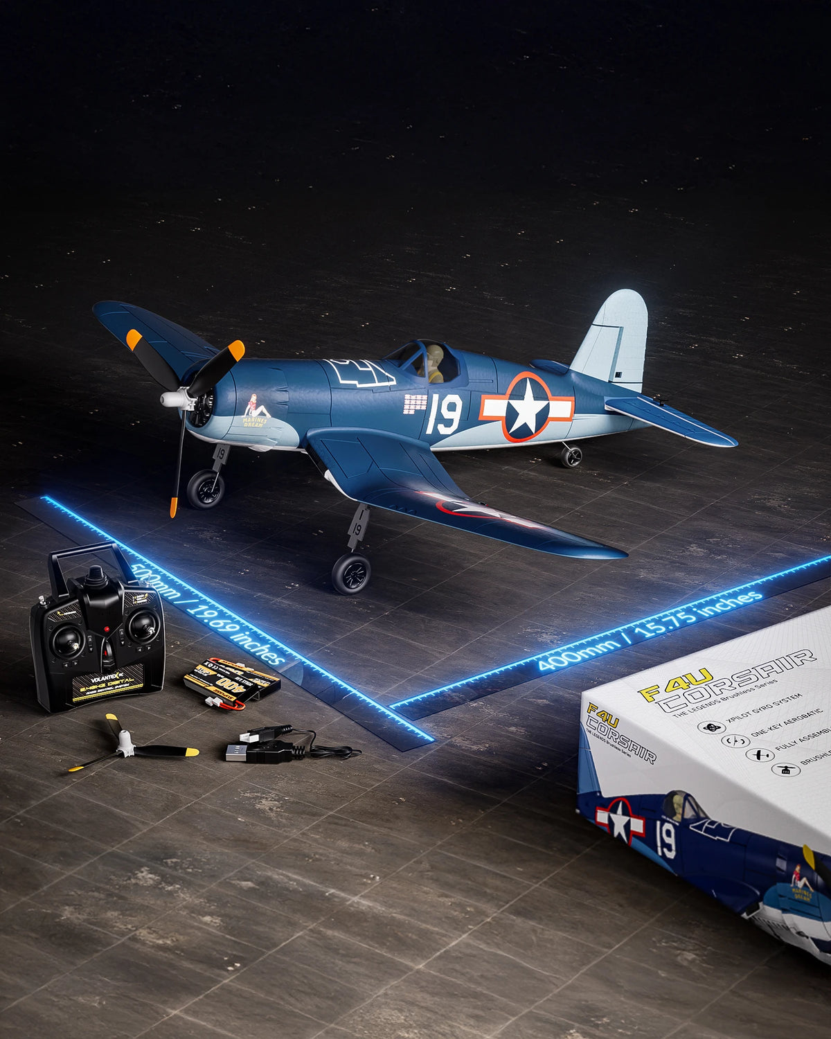 Volantexrc F4U Corsair Brushless 4CH RTF RC Plane