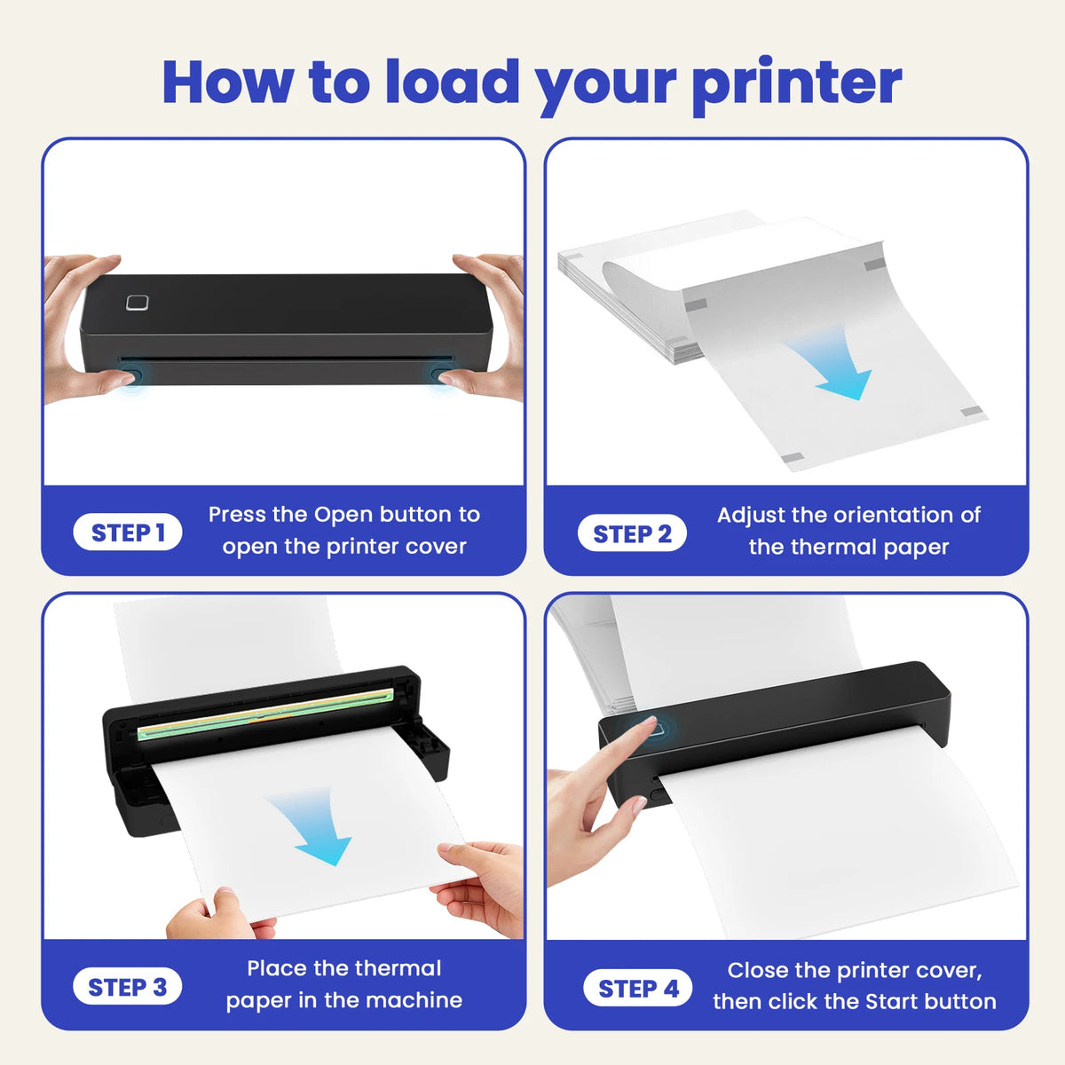 TakeYou Bluetooth Portable Thermal Printer