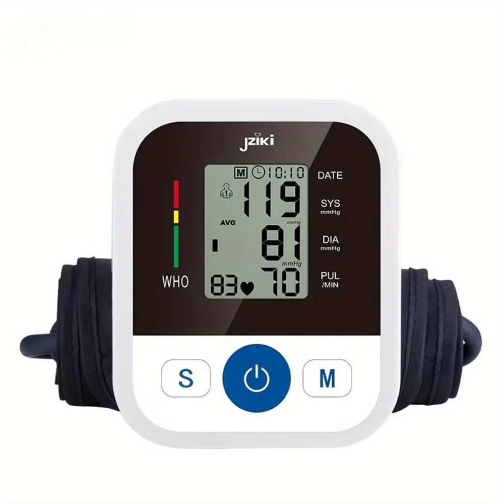 Blood Pressure Monitors for Home Use Eligible, Large BP Cuff with Arm Blood Machine, Monitor, Adjustable Upper Arm Cuff Digital Sphygmomanometer, 2 User 99 Memory Sets, Heart Rate Monitoring, Irregular Heartbeat Detector