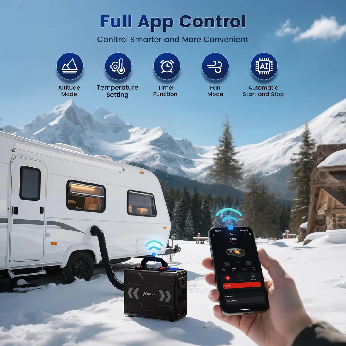 Hcalory 8KW Smart Diesel Parking Heater